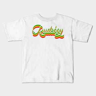 Rudeboy 3D Rasta Colors Reggae Kids T-Shirt